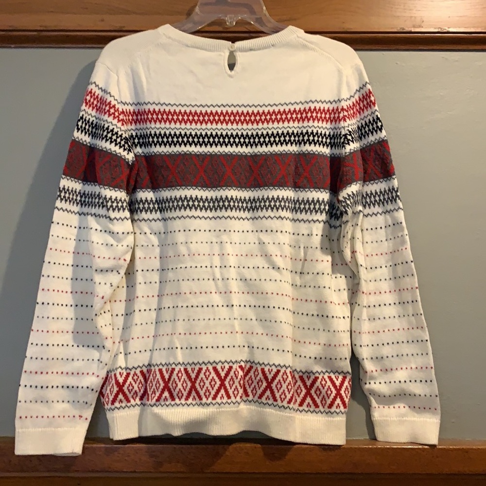 Talbots Winter Pattern Sweater - image 3